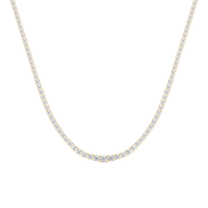 18 ¾ ctw Round Lab Grown Diamond Riviera Tennis Necklace - 18 Inches