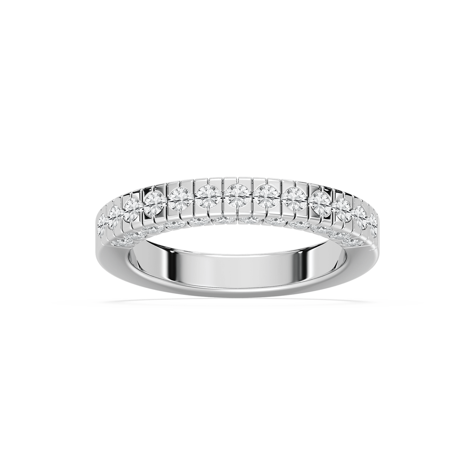 Romina Wedding Band in Rose Gold