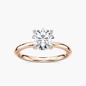 Rosey Lab Grown Diamond Flowering Solitaire Engagement Ring