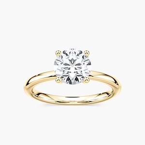 Rosey Lab Grown Diamond Flowering Solitaire Engagement Ring