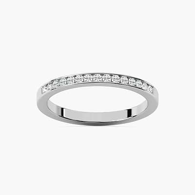 Margo 1/5 ctw Round Lab Grown Diamond Channel Set Wedding Band