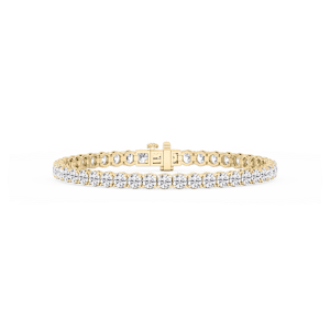 Round Lab Grown Diamond Petite Classic Rounded Four Prong Tennis Bracelet - 7 Inches