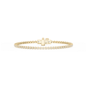 Round Lab Grown Diamond Classic Rounded Four Prong Tennis Bracelet - 7 Inches