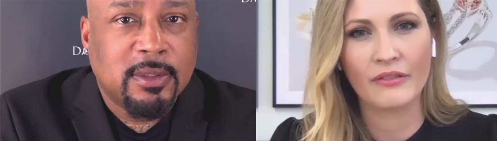 Anna Mieke Anderson and Daymond John