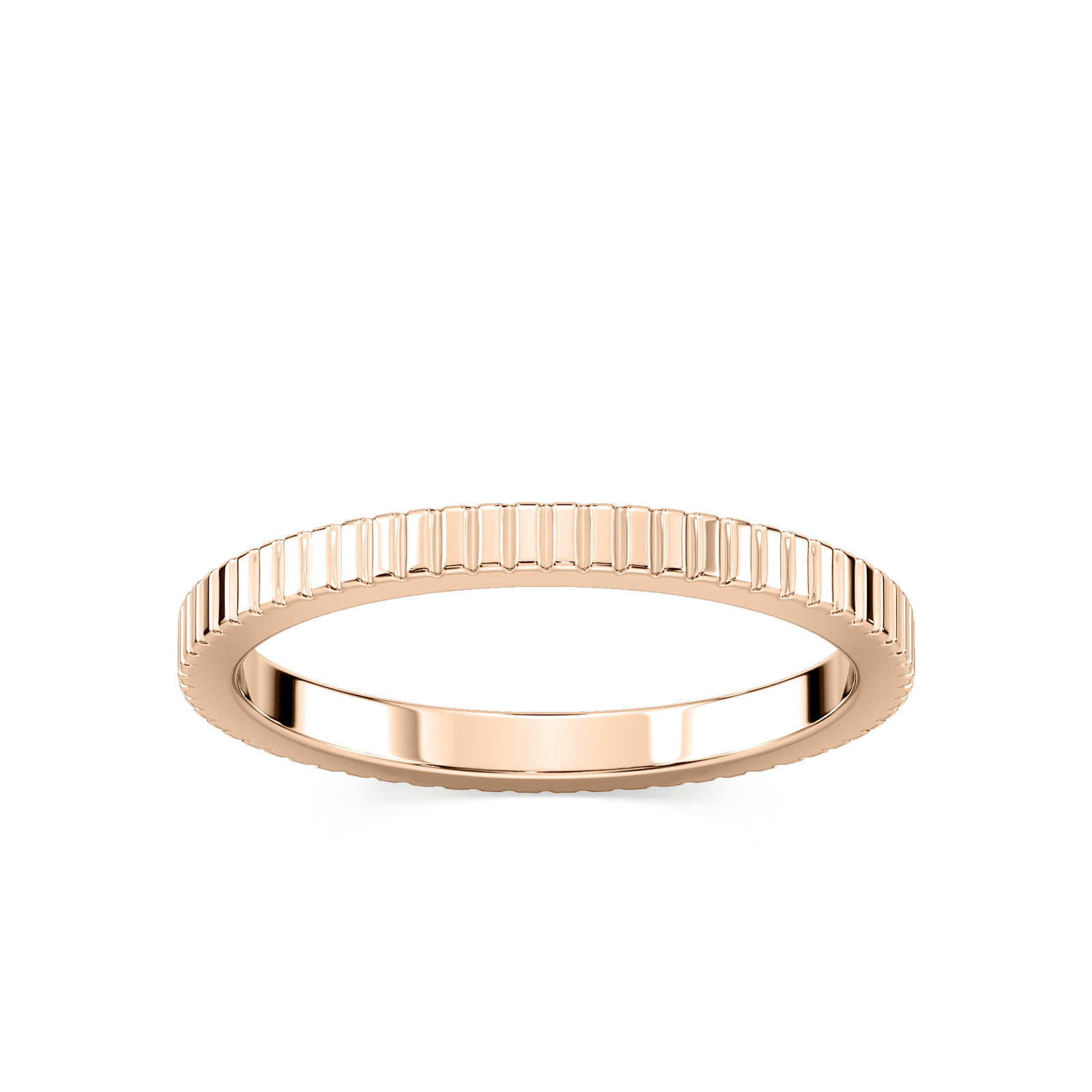 Suvi Fluted Plain Metal Band