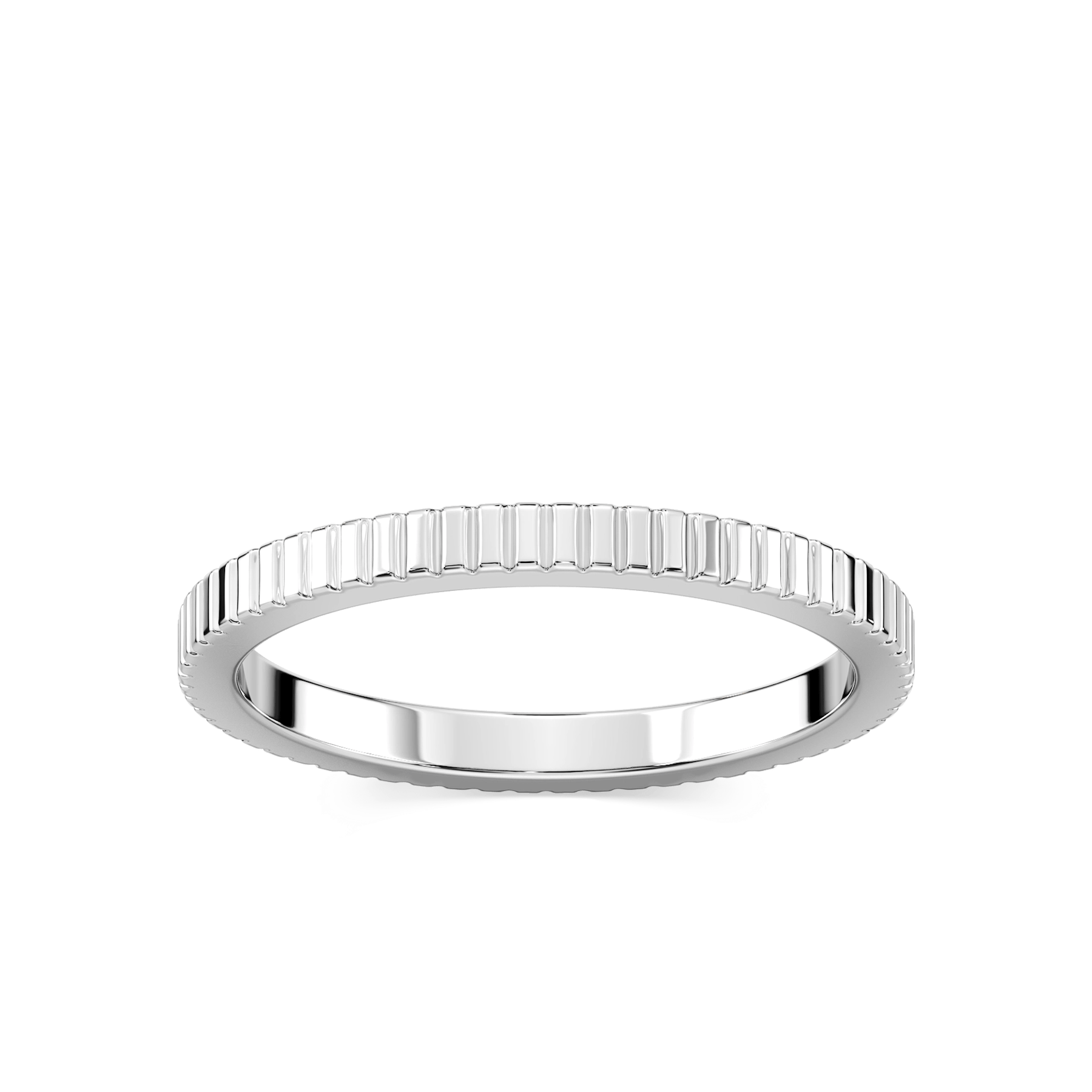 Suvi Fluted Plain Metal Band