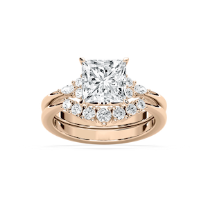 Talia 2 ⅞ ctw Princess Lab Grown Diamond Accented Wedding