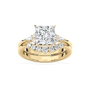 Talia 2 ⅞ ctw Princess Lab Grown Diamond Accented Wedding