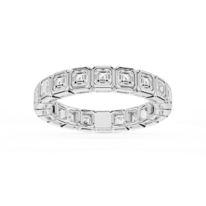 Tess Asscher Lab Grown Diamond Bezel Eternity Band