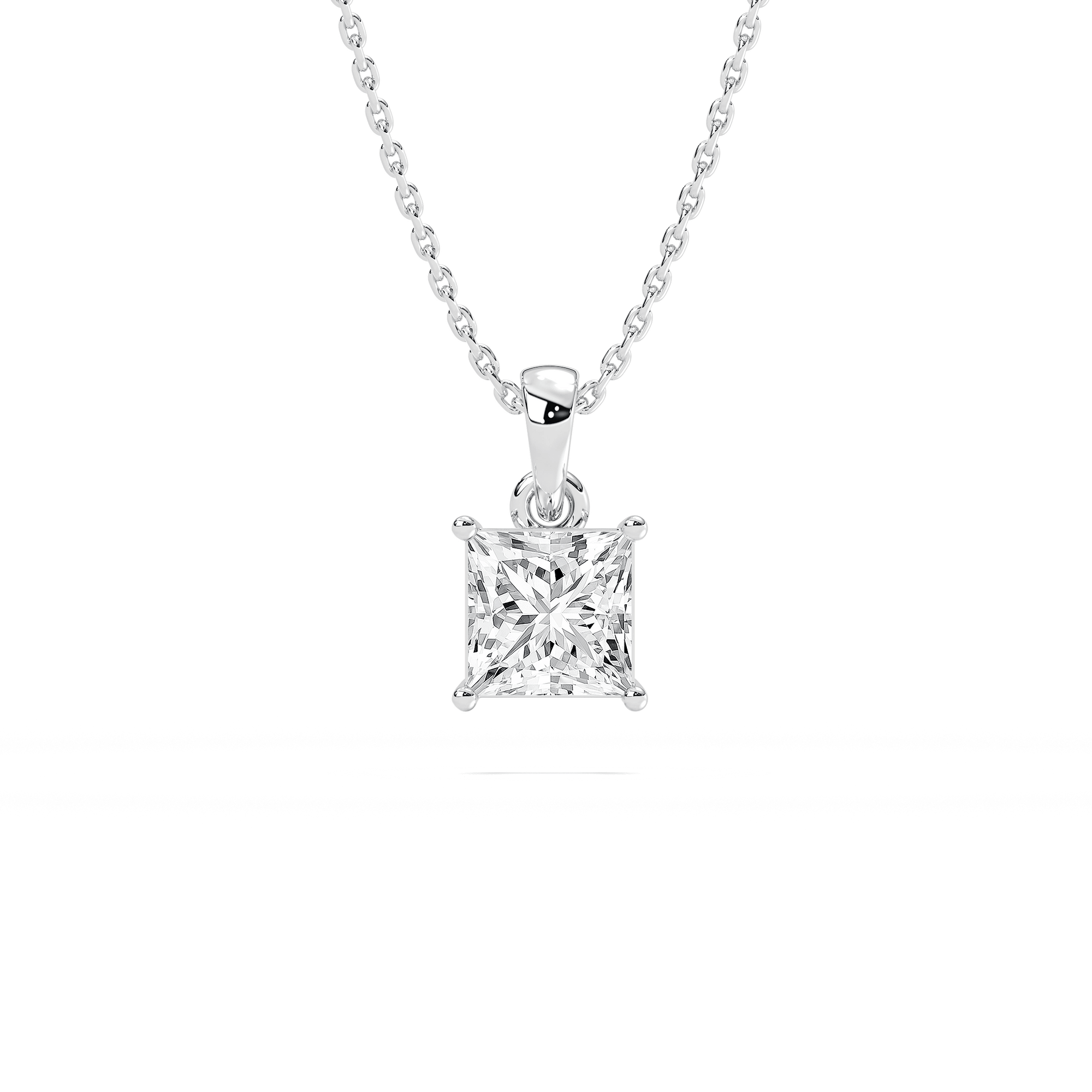 Timeless Princess Solitaire Pendant