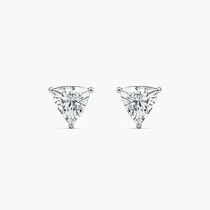 2/5 ctw Trillion Lab Grown Diamond Stud Earrings