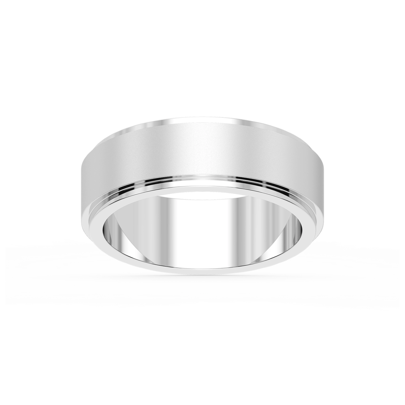 Tyler 6.00mm Step Edge Plain Metal Band