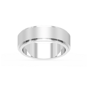 Tyler 6.00mm Step Edge Plain Metal Band