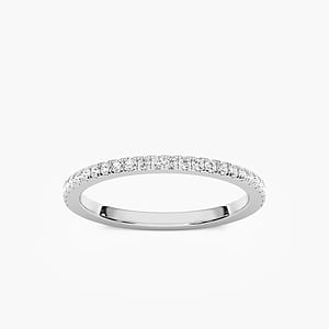 Liv 1/5 ctw Round Lab Grown Diamond Pave Wedding Band