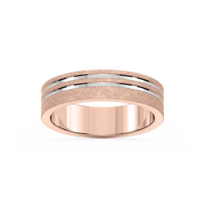 Vale 6.00mm Double Grooves Plain Metal Band