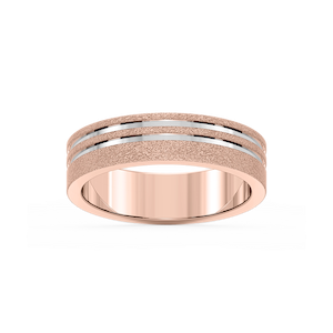 Vale 6.00mm Double Grooves Plain Metal Band