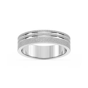 Vale 6.00mm Double Grooves Plain Metal Band