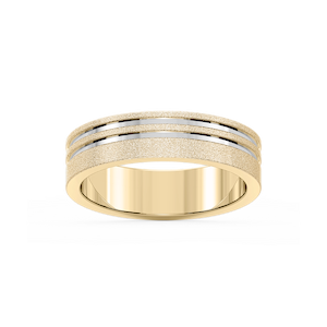 Vale 6.00mm Double Grooves Plain Metal Band