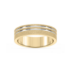 Vale 6.00mm Double Grooves Plain Metal Band