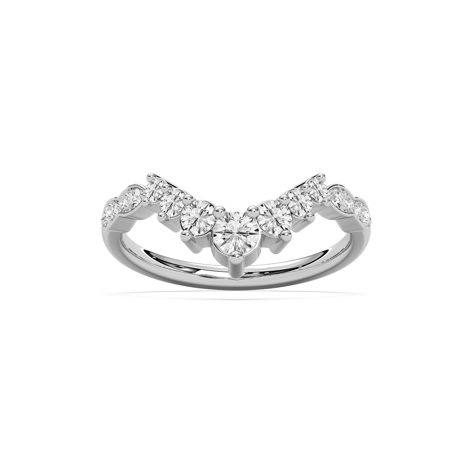 Valen Wedding Band in Rose Gold