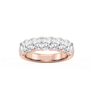 Valerie Radiant Lab Grown Diamond 7-Stone V-Prong Anniversary Band