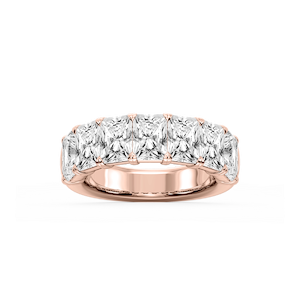 Valerie Radiant Lab Grown Diamond 7-Stone V-Prong Anniversary Band
