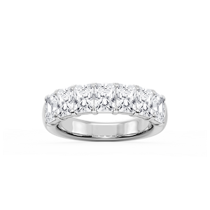 Valerie Radiant Lab Grown Diamond 7-Stone V-Prong Anniversary Band
