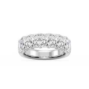 Valerie Radiant Lab Grown Diamond 7-Stone V-Prong Anniversary Band