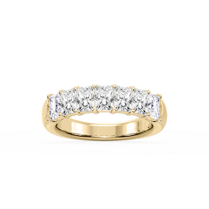 Valerie Radiant Lab Grown Diamond 7-Stone V-Prong Anniversary Band