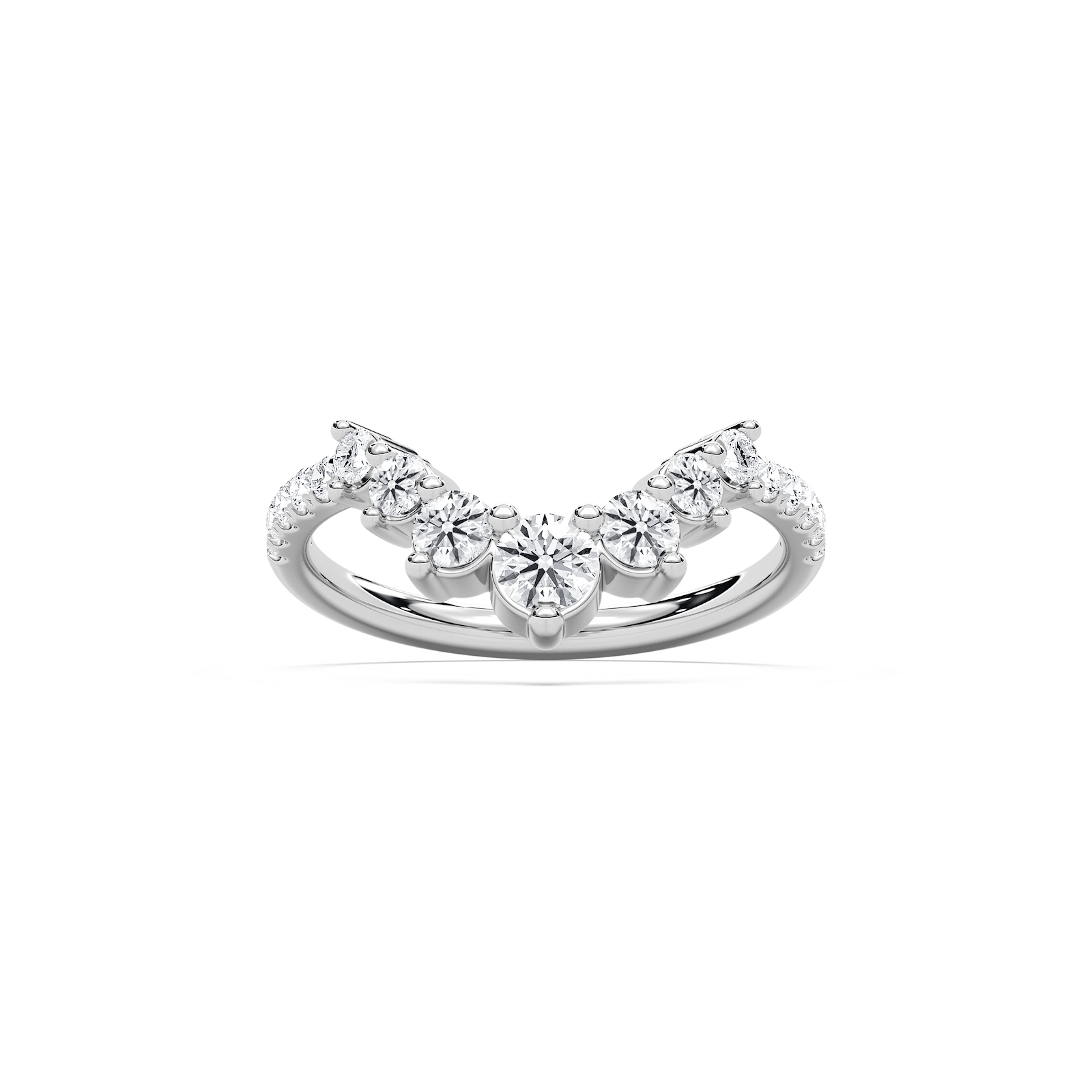 Vara Wedding Band in Rose Gold