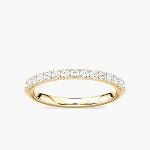 Sofia 1/3 ctw Round Lab Grown Diamond Pave Wedding Band