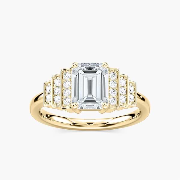 Lab-Grown Diamond Vintage Engagement Rings
