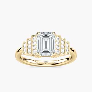 Lab-Grown Diamond Vintage Engagement Rings