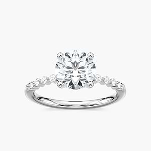 Willow Engagement Ring with 2ctw in 18K White Gold
