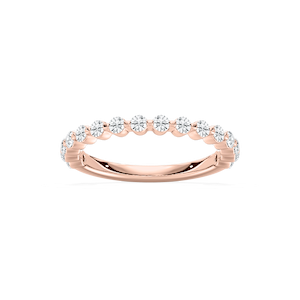Willow Grand 1/2 ctw Round Lab Grown Diamond Shared Prong Wedding Band