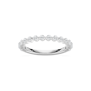 Willow Grand 1/2 ctw Round Lab Grown Diamond Shared Prong Wedding Band