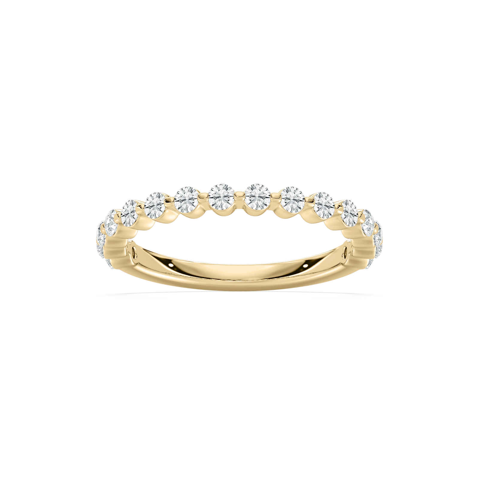 Willow Grand 1/2 ctw Round Lab Grown Diamond Shared Prong Wedding Band