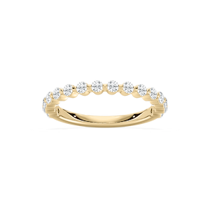 Willow Grand 1/2 ctw Round Lab Grown Diamond Shared Prong Wedding Band