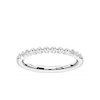 Willow 1/5 ctw Round Lab Grown Diamond Shared Prong Stackable Band