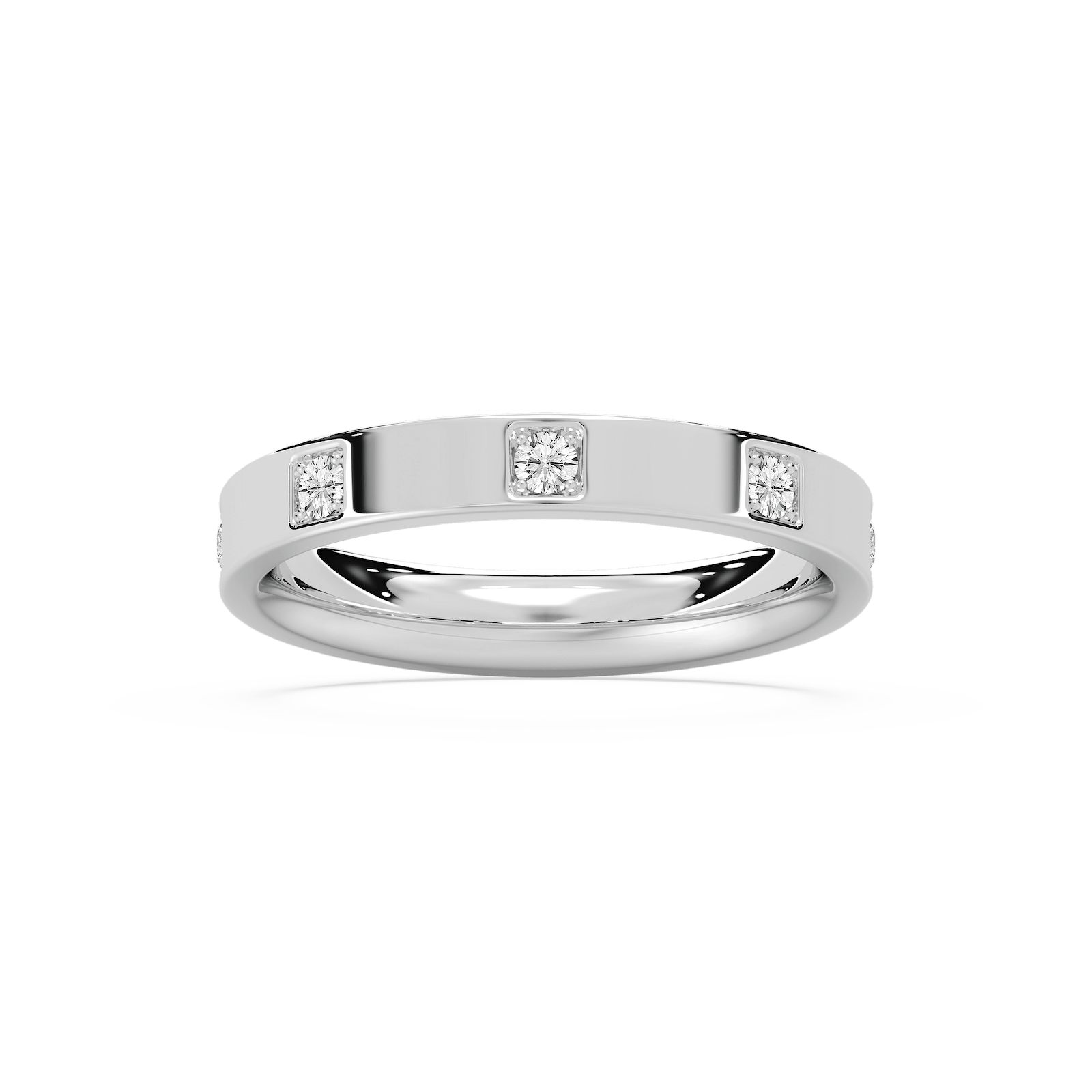 Zara Wedding Band in Rose Gold