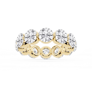 Zora Round Lab Grown Diamond Single Shared Prong Eternity Band
