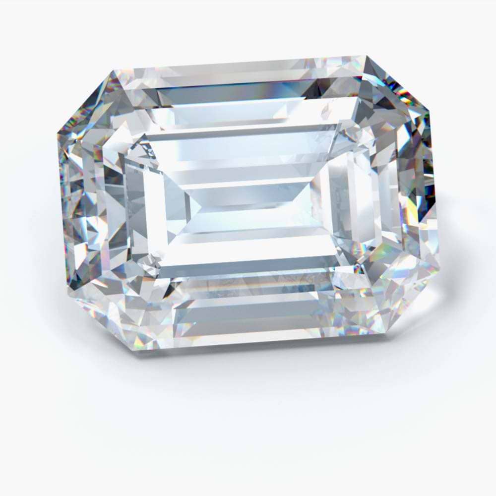 MD Fixed Emerald Cut Side Stones 0.5ct x 2 (6x4mm) - Lab Grown Diamond