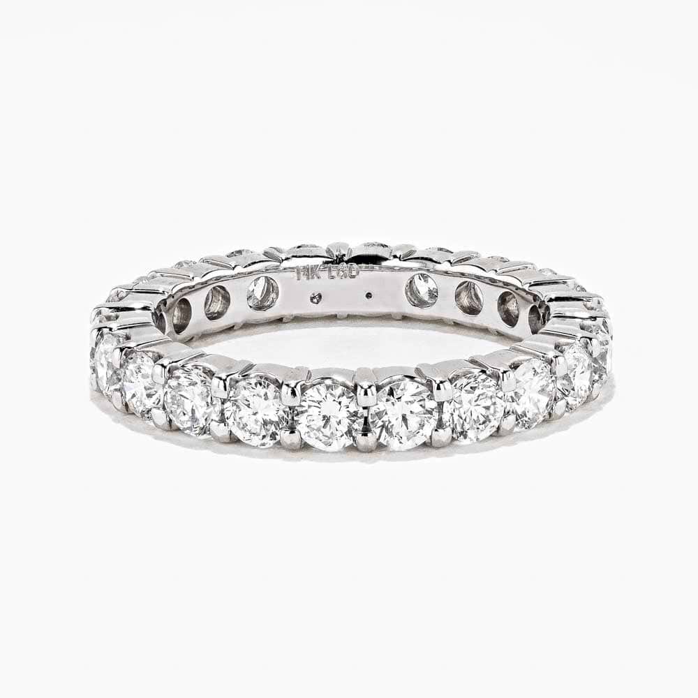 Eternity Band with 2ctw in 14K White Gold - Size 8.50