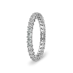 Kailaney Round Lab Grown Diamond Shared Prong Eternity Band