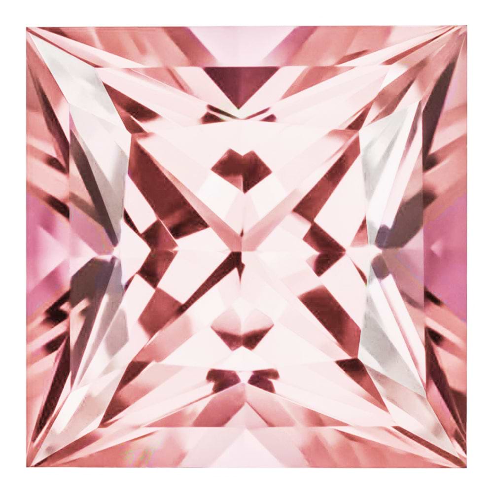 MD Fixed Princess Cut Side Stones 0.31ct x 2 (3.5mm) - Champagne Sapphire