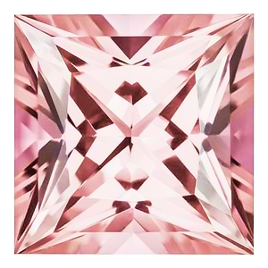 MD Fixed Princess Cut Side Stones 0.31ct x 2 (3.5mm) - Champagne Sapphire
