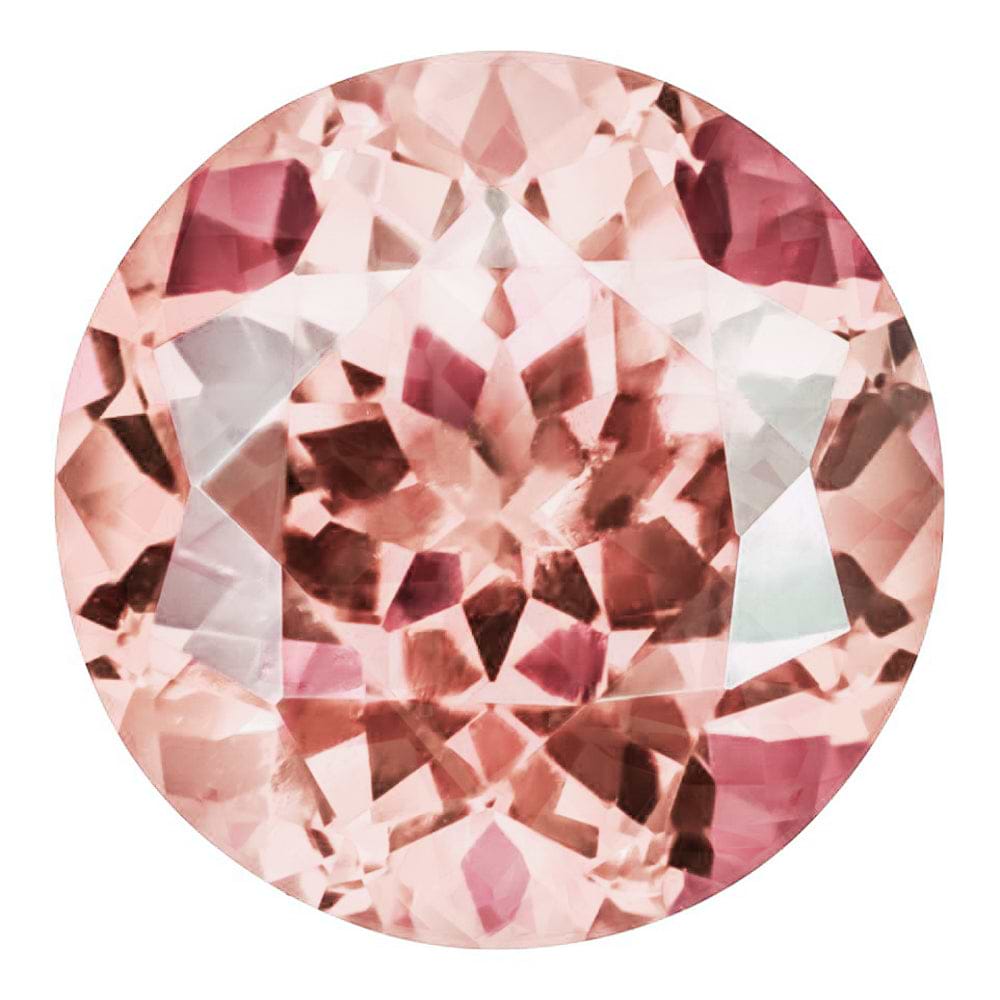 MD Fixed Round Cut Side Stones 0.35ct x 2 (4mm) - Champagne Sapphire
