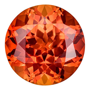 MD Fixed Round Cut Side Stones 0.35ct x 2 (4mm) - Padparadscha
