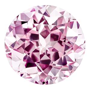 MD Fixed Round Cut Side Stones 0.35ct x 2 (4mm) - Pink Champagne Sapphire