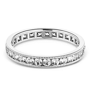  Affordable Eternity Wedding Band in Lab-grown diamonds